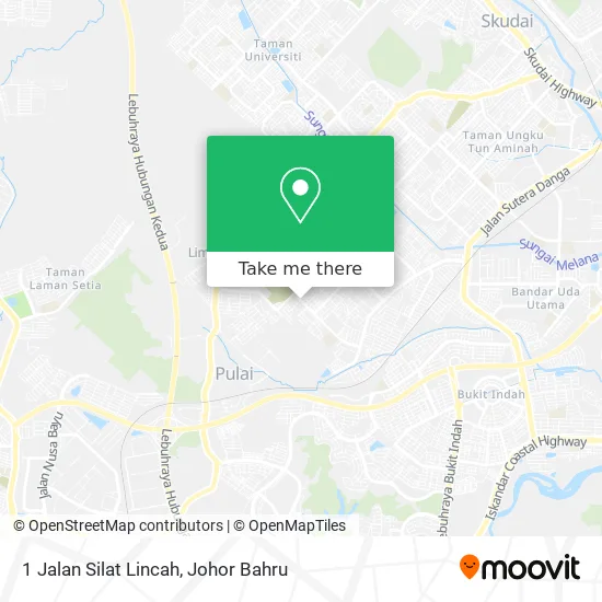 1 Jalan Silat Lincah map