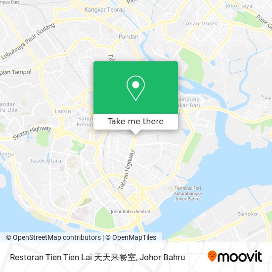 Restoran Tien Tien Lai 天天来餐室 map