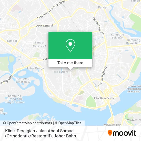 Klinik Pergigian Jalan Abdul Samad (Orthodontik / Restoratif) map