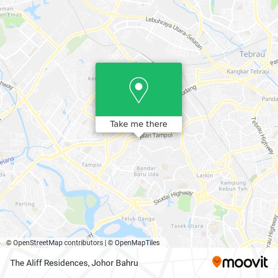 The Aliff Residences map