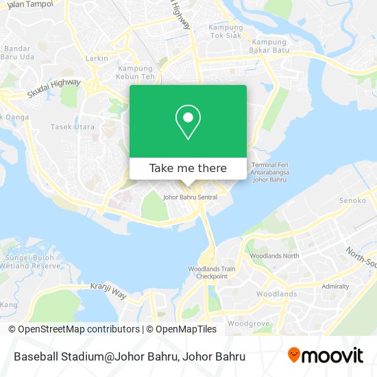 Baseball Stadium@Johor Bahru map