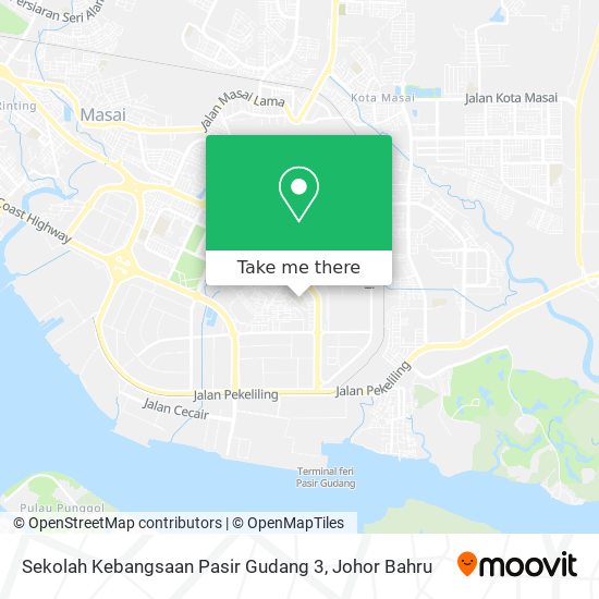 Sekolah Kebangsaan Pasir Gudang 3 map