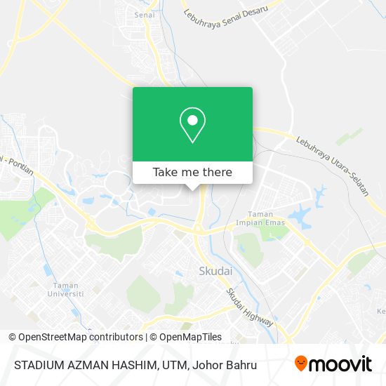 STADIUM AZMAN HASHIM, UTM map