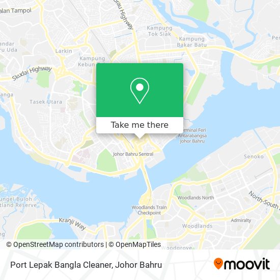 Port Lepak Bangla Cleaner map