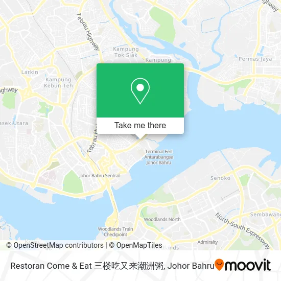 Restoran Come & Eat 三楼吃又来潮洲粥 map