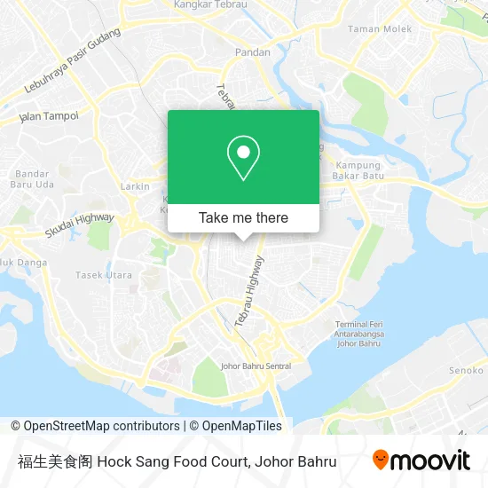 福生美食阁 Hock Sang Food Court map