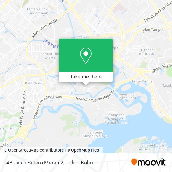 48 Jalan Sutera Merah 2 map
