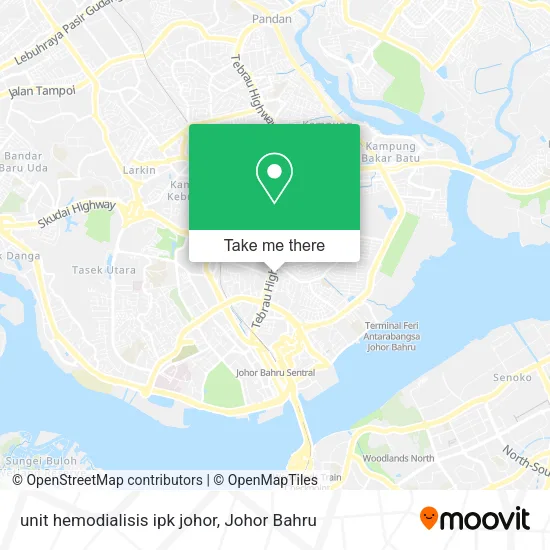 unit hemodialisis ipk johor map