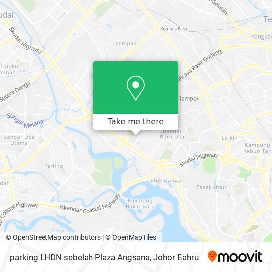 parking LHDN sebelah Plaza Angsana map