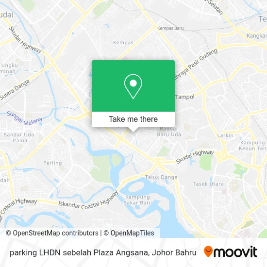 parking LHDN sebelah Plaza Angsana map