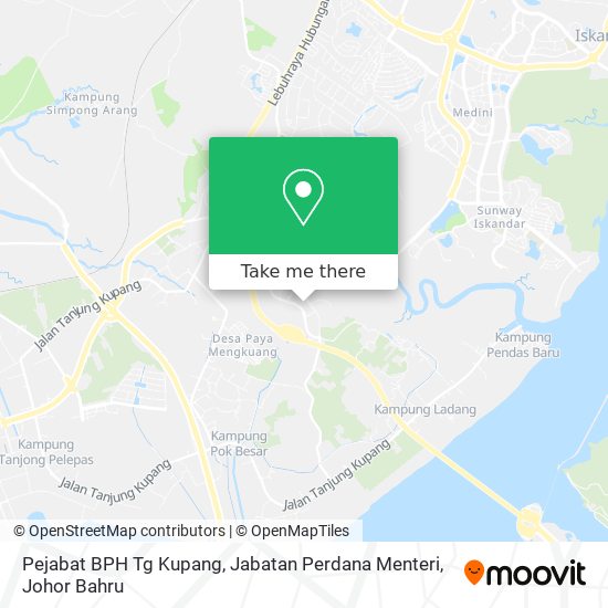 Pejabat BPH Tg Kupang, Jabatan Perdana Menteri map
