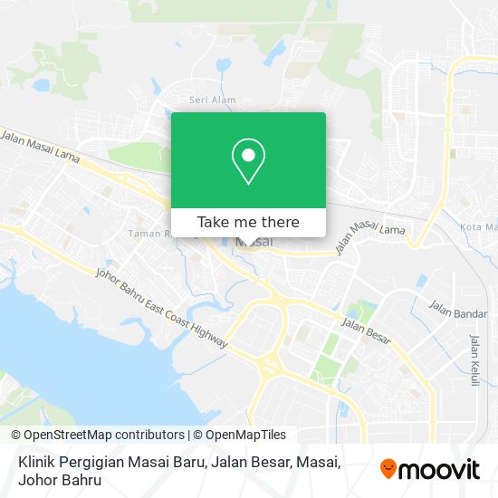 Klinik Pergigian Masai Baru, Jalan Besar, Masai map