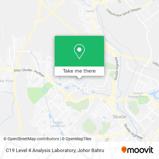 C19 Level 4 Analysis Laboratory map