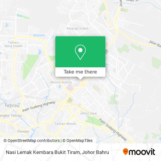 Nasi Lemak Kembara Bukit Tiram map