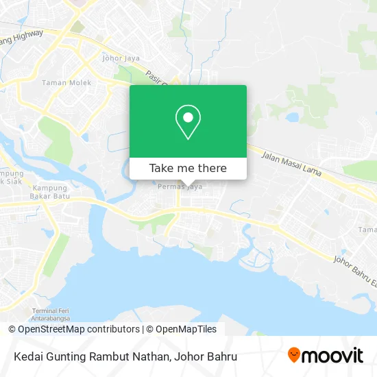 Kedai Gunting Rambut Nathan map