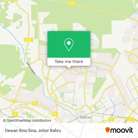 Dewan Ibnu Sina map