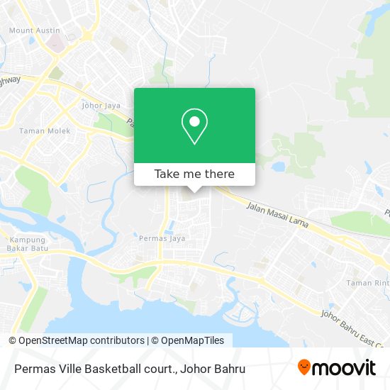 Permas Ville Basketball court. map