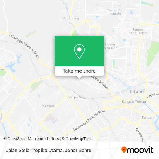 Jalan Setia Tropika Utama map