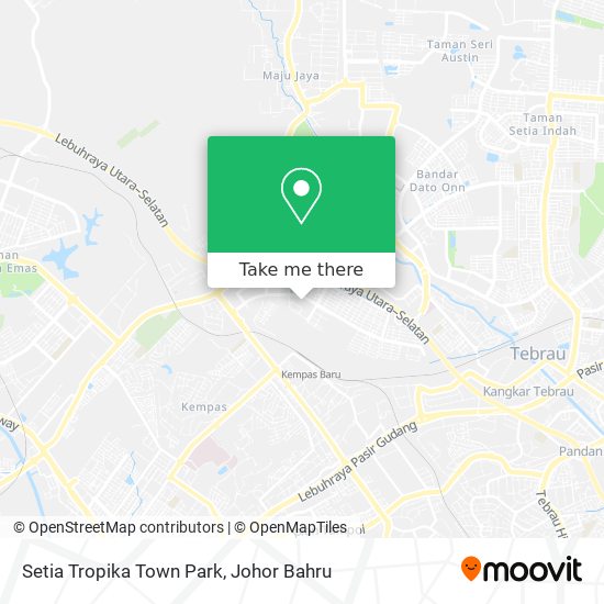 Setia Tropika Town Park map