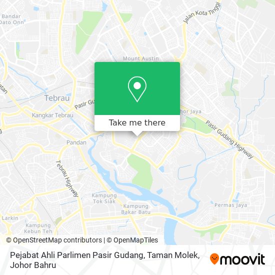 How To Get To Pejabat Ahli Parlimen Pasir Gudang Taman Molek In Johor Baharu By Bus