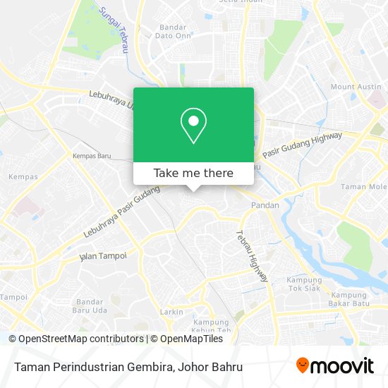 Taman Perindustrian Gembira map