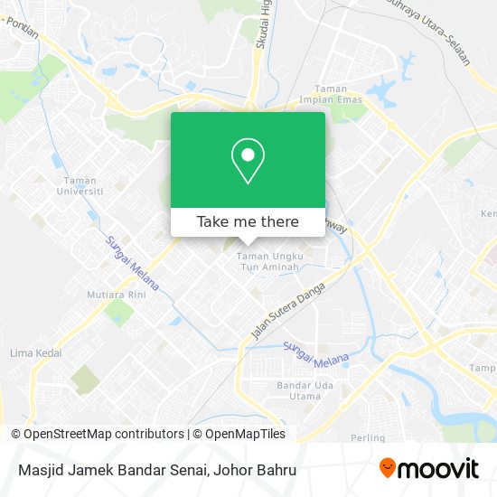 Masjid Jamek Bandar Senai map