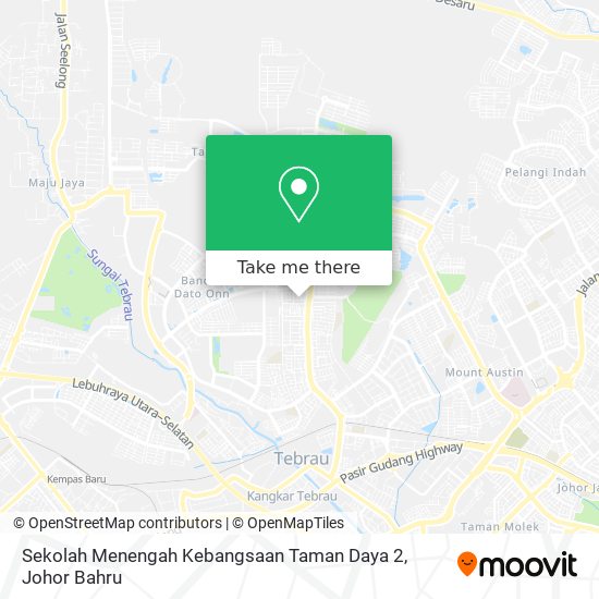 Sekolah Menengah Kebangsaan Taman Daya 2 map