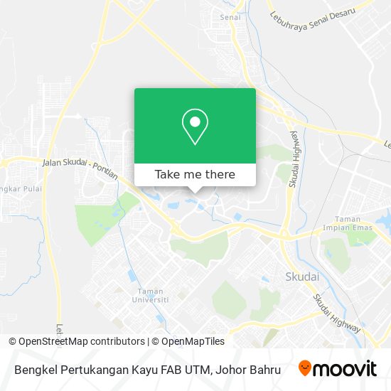 Bengkel Pertukangan Kayu FAB UTM map
