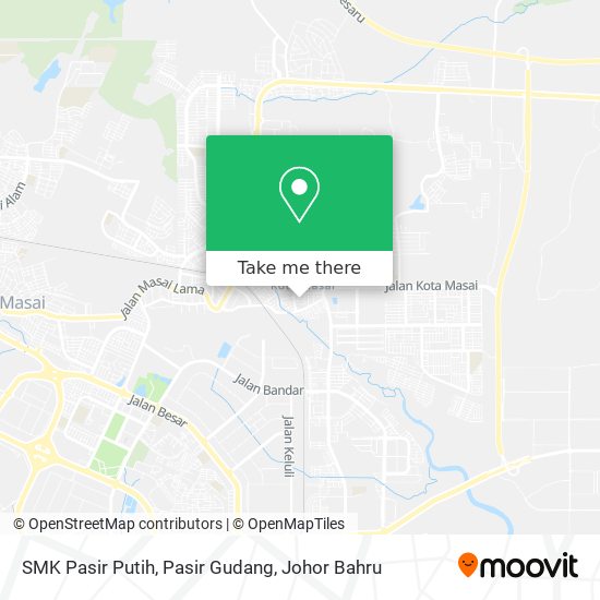 SMK Pasir Putih, Pasir Gudang map