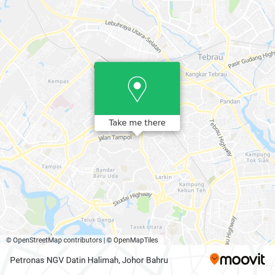 Petronas NGV Datin Halimah map