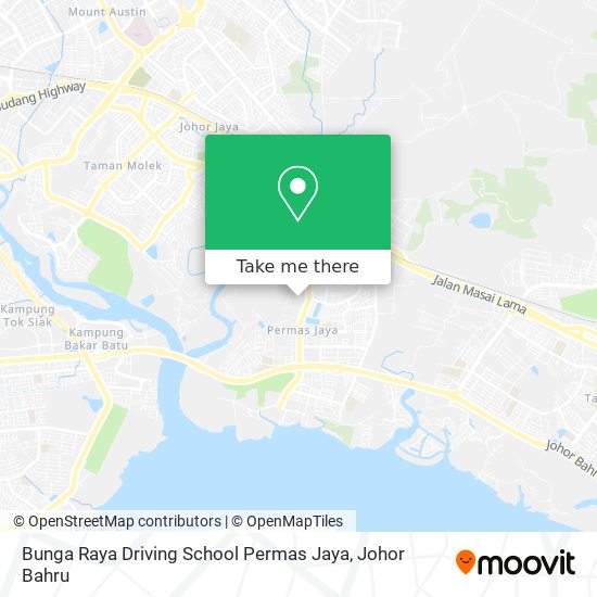 Bunga Raya Driving School Permas Jaya map