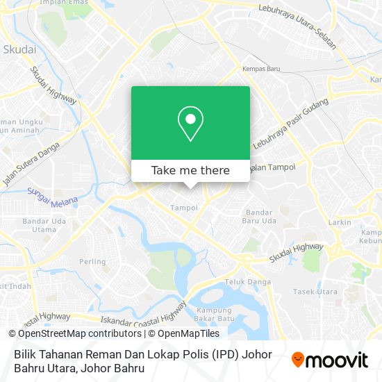 Bilik Tahanan Reman Dan Lokap Polis (IPD) Johor Bahru Utara map