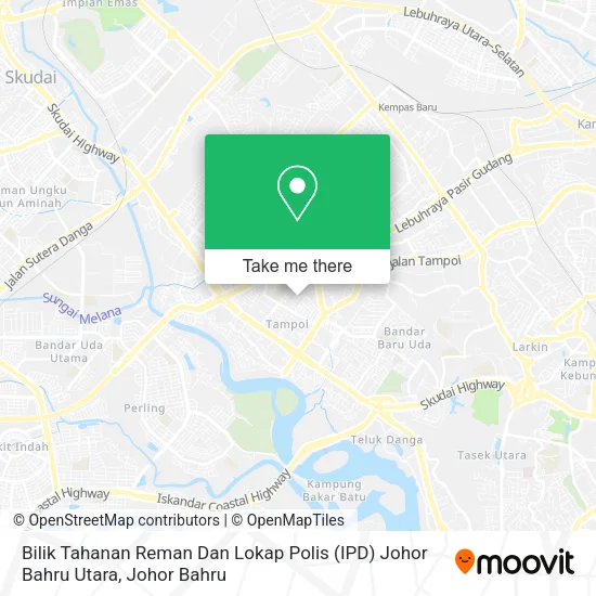 Bilik Tahanan Reman Dan Lokap Polis (IPD) Johor Bahru Utara map
