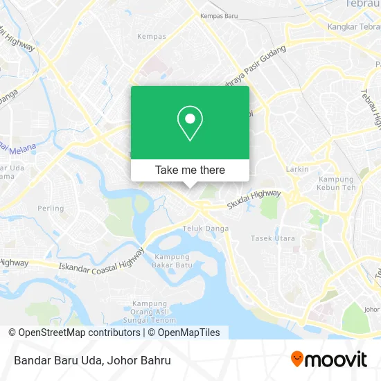 Bandar Baru Uda map