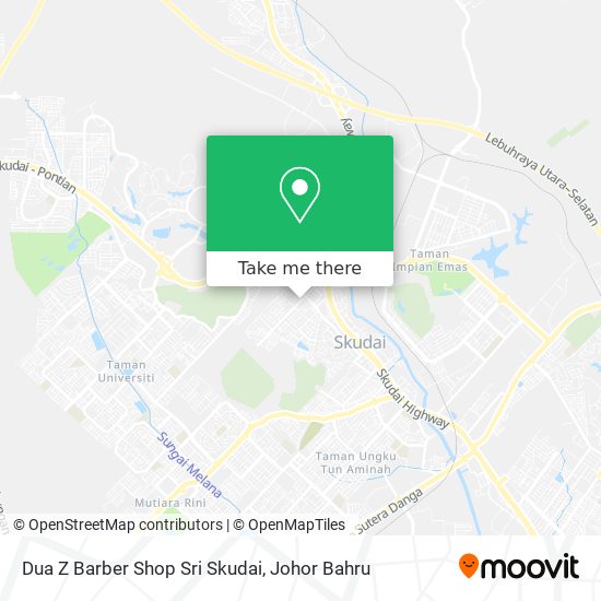 Dua Z Barber Shop Sri Skudai map