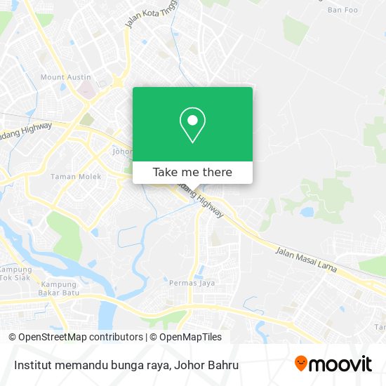 Institut memandu bunga raya map