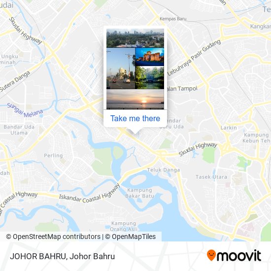 JOHOR BAHRU map