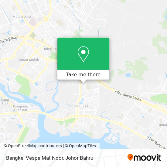 Bengkel Vespa Mat Noor map
