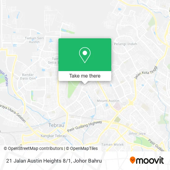 21 Jalan Austin Heights 8/1 map