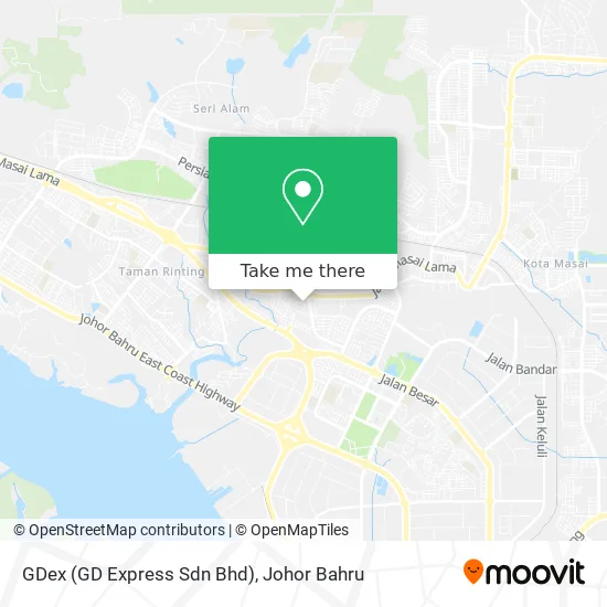 GDex (GD Express Sdn Bhd) map