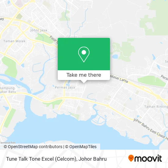 Tune Talk Tone Excel (Celcom) map
