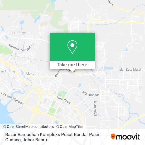 Bazar Ramadhan Kompleks Pusat Bandar Pasir Gudang map