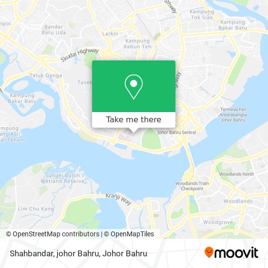 Shahbandar, johor Bahru map