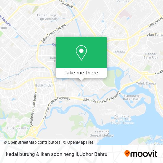 kedai burung & ikan soon heng li map