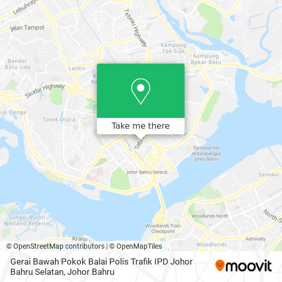 Cara Ke Gerai Bawah Pokok Balai Polis Trafik Ipd Johor Bahru Selatan Di Johor Baharu Menggunakan Bis