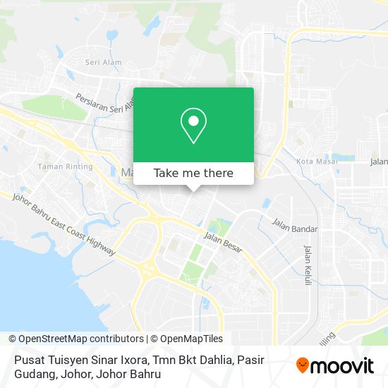 Pusat Tuisyen Sinar Ixora, Tmn Bkt Dahlia, Pasir Gudang, Johor map