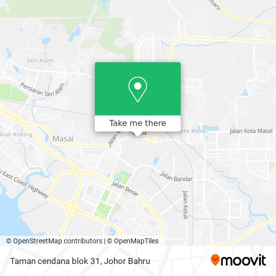 Taman cendana blok 31 map