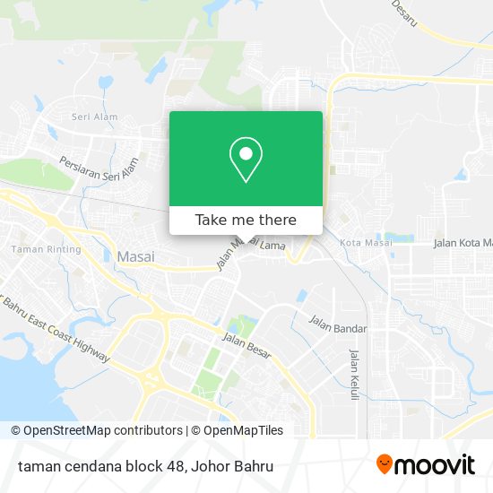 taman cendana block 48 map