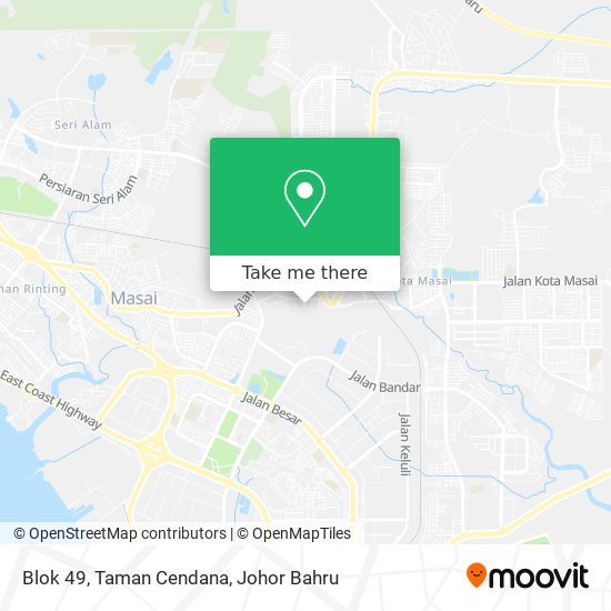 Blok 49, Taman Cendana map