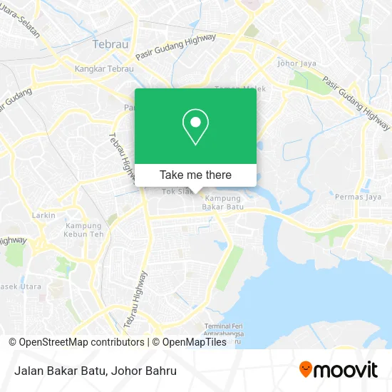 Jalan Bakar Batu map